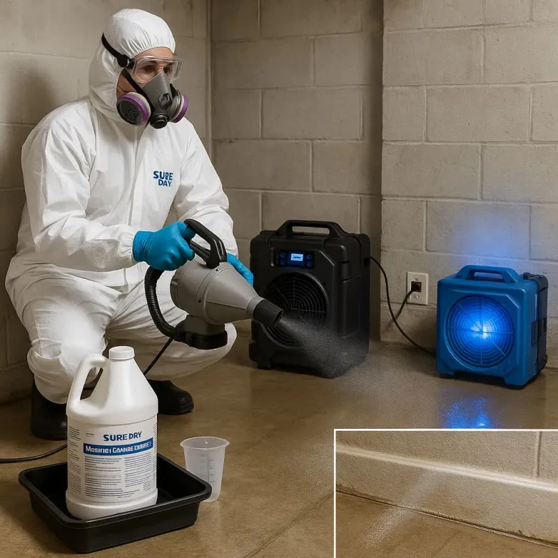 Sanitization and Odor Removal process in Carver Ranches, FL