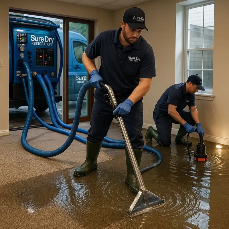 Water Extraction and Removal process in Carver Ranches, FL